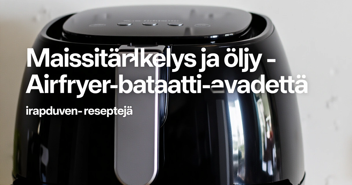 Maissitärkkelys ja öljy – rapeuden kaksi avainta