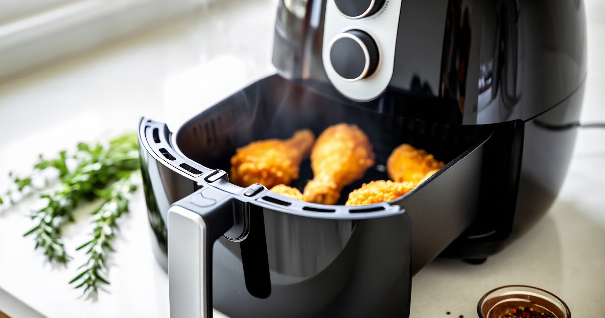 Rapea kanafile Philips airfryer -korissa valmiina tarjoiluun